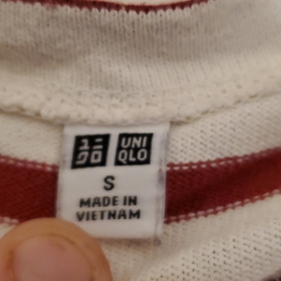 ladies striped long sleeve top - Picture 3 of 3